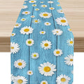 Daisy Floral Table Runner, Spring Seasonal Summer Wild Flower Rustic Country by Unknown
