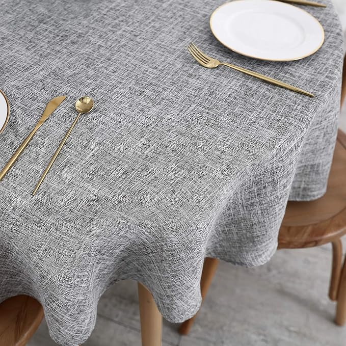 maxmill Flaxy Faux Linen Tablecloth - Image 8
