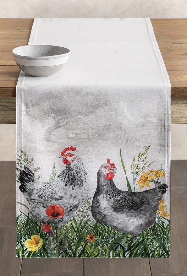 Maison d' Hermine Table Runner 100% Cotton Double Layer Table Runners 108 - Image 9