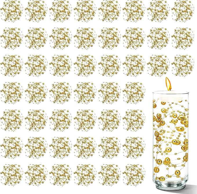 100 PCS Artificial Floating Beads by Cusmation