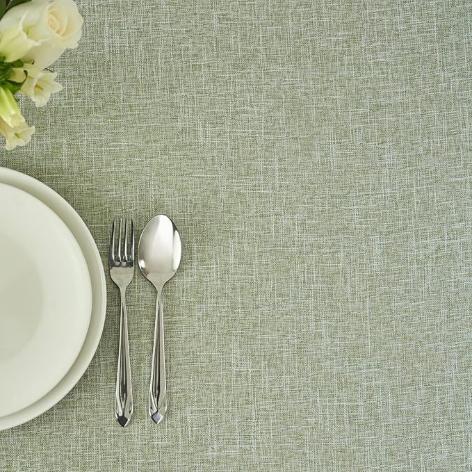 maxmill Flaxy Faux Linen Tablecloth - Image 8