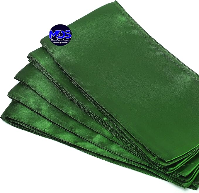MDS Pack of 300 PCS Satin Chair Sashes Charmeuse Sateen Dining Chair Bows - Image 5