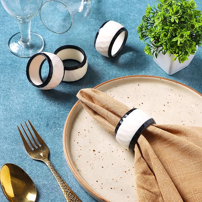 Epoxy Resin Napkin Rings Set of 12 - Image 2