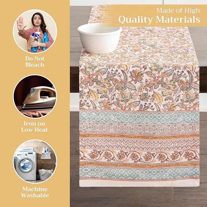 Maison d' Hermine Table Runner 100% Cotton Single Layer Table Runners 108 - Image 3