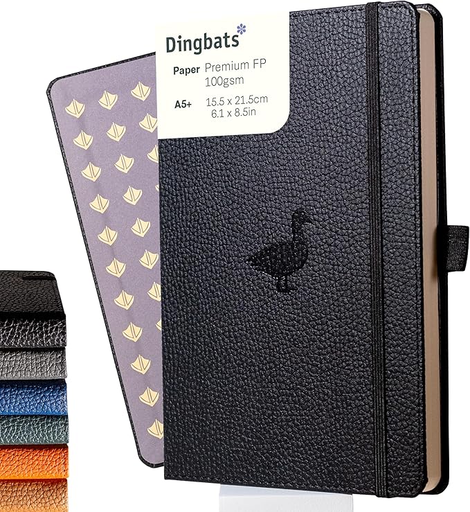 Dingbats* Wildlife Plain Writing Journal Notebook A5 by DingbatsNotebooks
