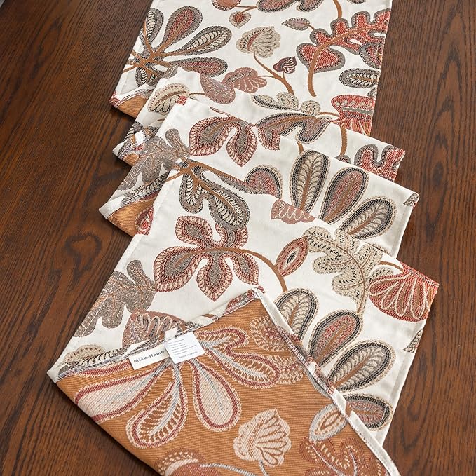 Mika Home Tropical Leaf Table Runner - Image 4