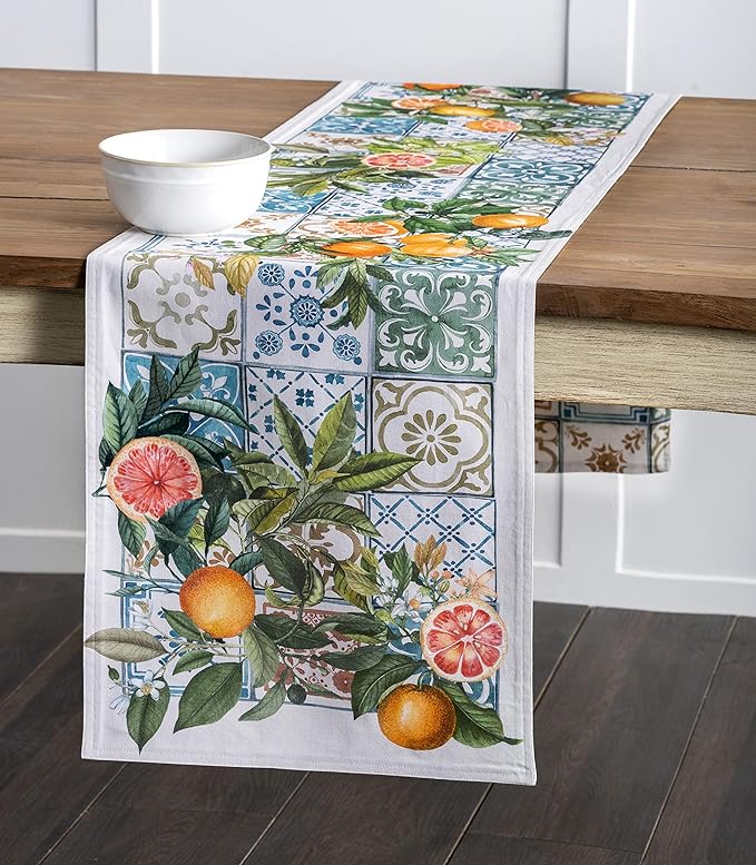 Maison d' Hermine Table Runner 100% Cotton Double Layer Table Runners 108 - Image 9