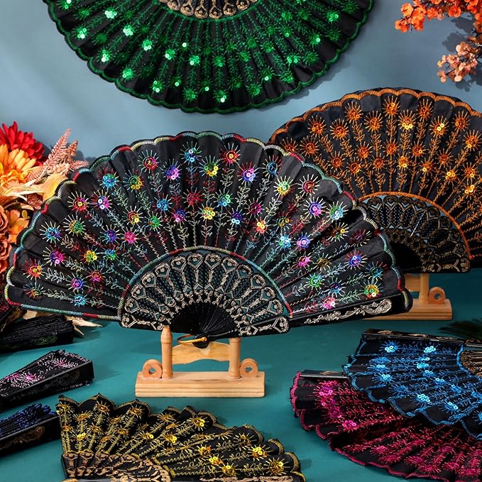 Geetery 30 Pcs Folding Hand Fan - Image 2