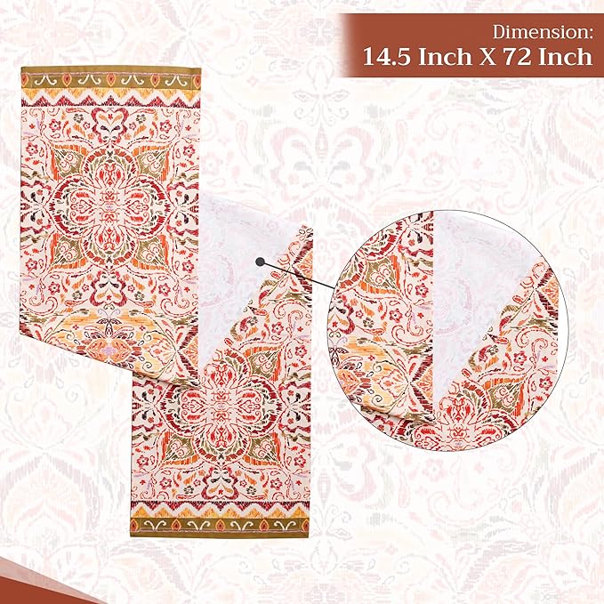 Maison d' Hermine Table Runner 100% Cotton Single Layer Table Runners 72 inches - Image 4