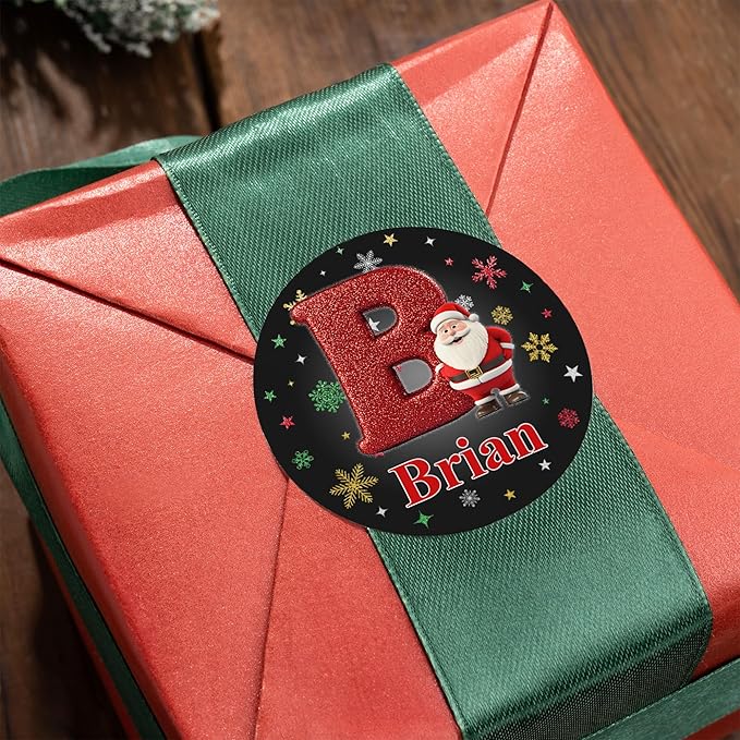 Personalized Christmas Stickers by calliemoment