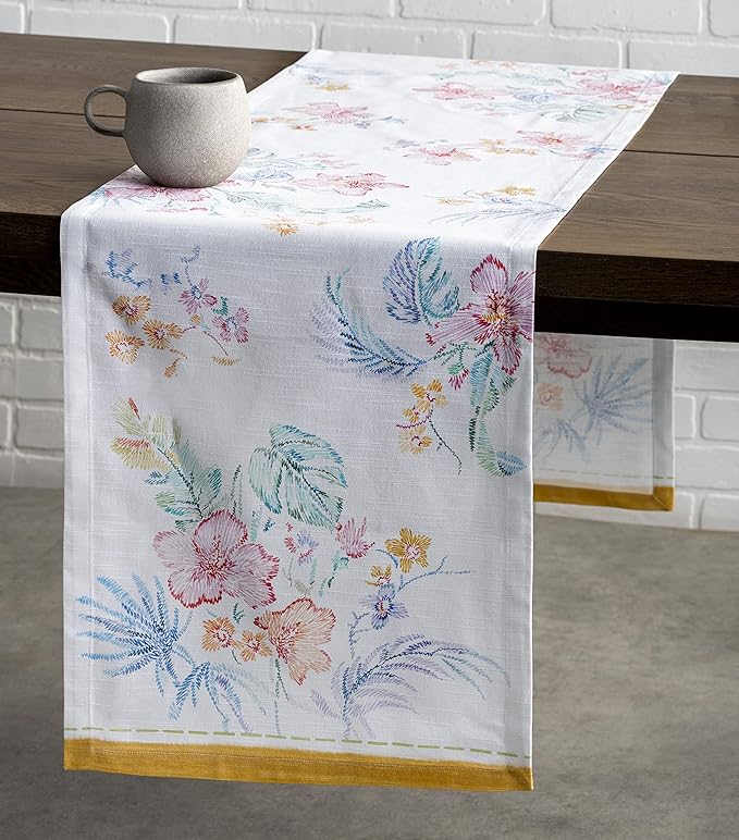 Maison d' Hermine Table Runner 100% Cotton Single Layer Table Runners 72 inches - Image 8