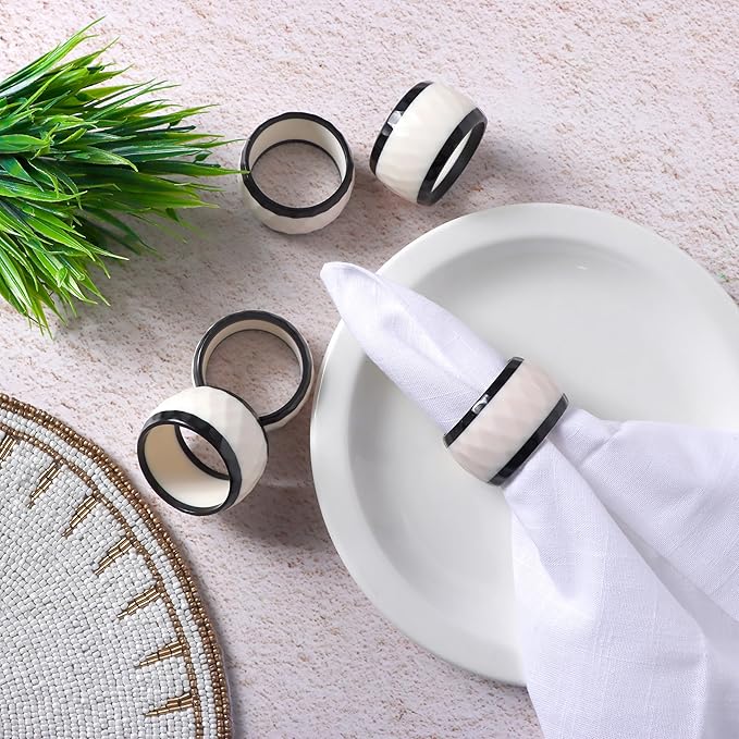 Epoxy Resin Napkin Rings Set of 12 - Image 4