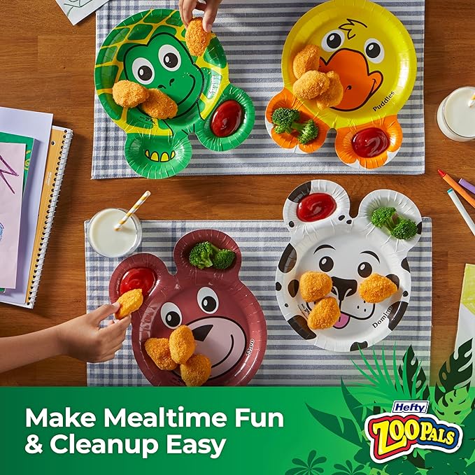 Hefty Zoo Pals Party Edition Paper Plates - Image 6