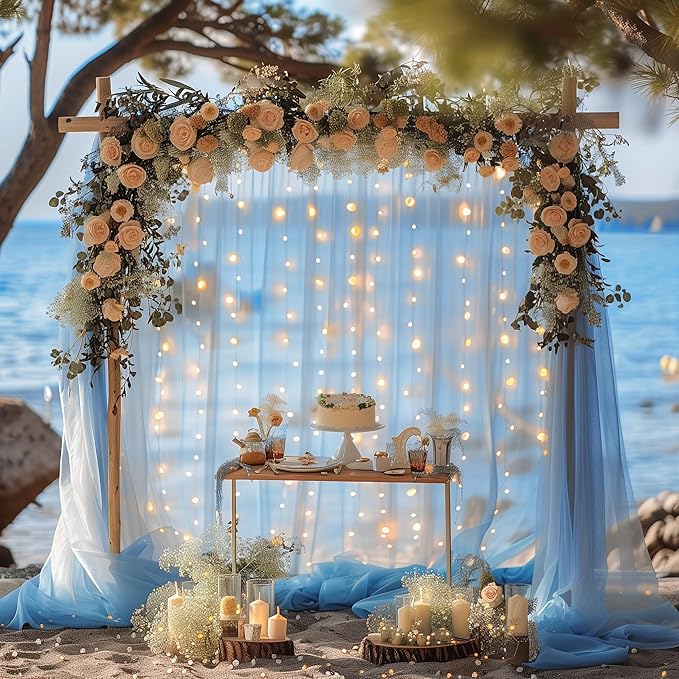 Fomcet Tulle Backdrop Curtains - Image 6