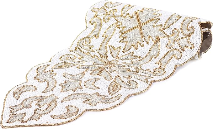 Beaded Table Runner 13 x 36 Inches - Image 9