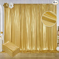 20ftx10ft Gold Sequin Backdrop Curtain by Htper