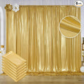 30ftx10ft Gold Backdrop Curtain by Htper