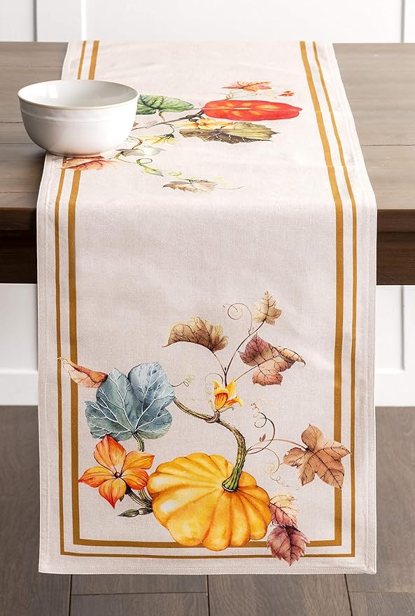 Maison d' Hermine Table Runner 100% Cotton Double Layer Table Runners 108 - Image 9