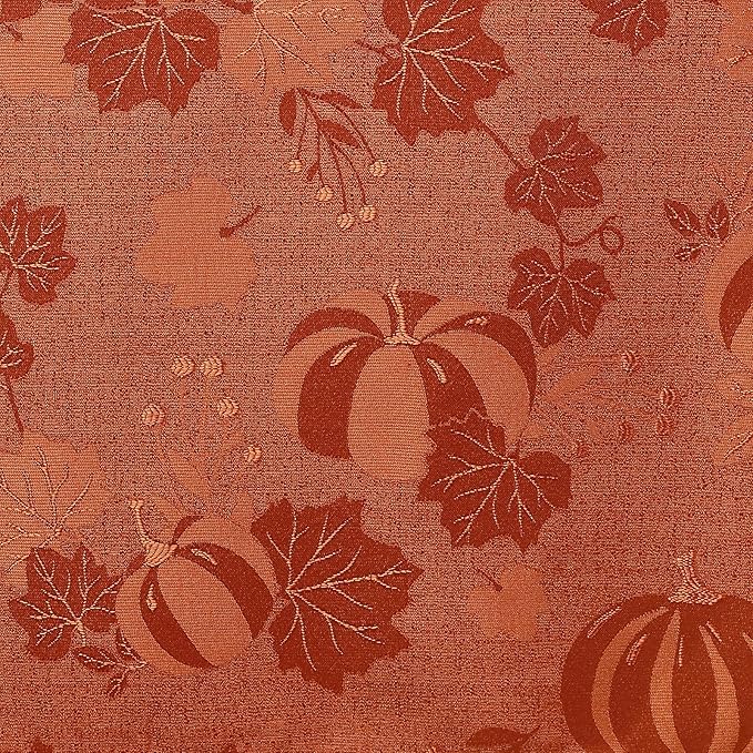 Smiry Thanksgiving Table Runner, 13x72 Inch Waterproof Fabric Damask Table - Image 8