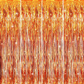 GOER 3.2 ft x 8.2 ft Metallic Tinsel Foil Fringe Curtains Party Photo Backdrop by GOER