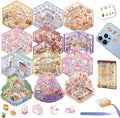 20 Sets 3D House Stickers with Metal Tweezers | DIY Miniature House Scenes Kit by Buyank
