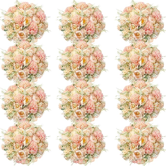 Tigeen Artificial Flowers Artificial Peonies Silk Flowers Faux Peony Fake Peony by Tigeen