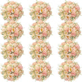 Tigeen Artificial Flowers Artificial Peonies Silk Flowers Faux Peony Fake Peony by Tigeen