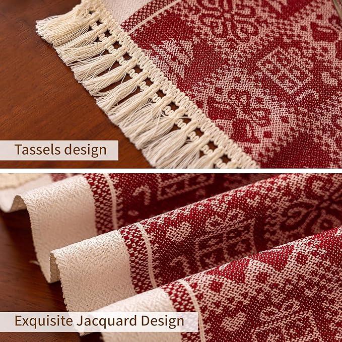 Table Runners 63 Inches, Christmas Tree Table Runner - Image 3