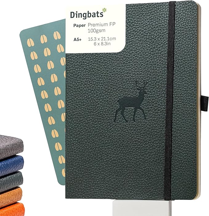 Dingbats* Wildlife Lined Writing Journal Notebook A5 by DingbatsNotebooks