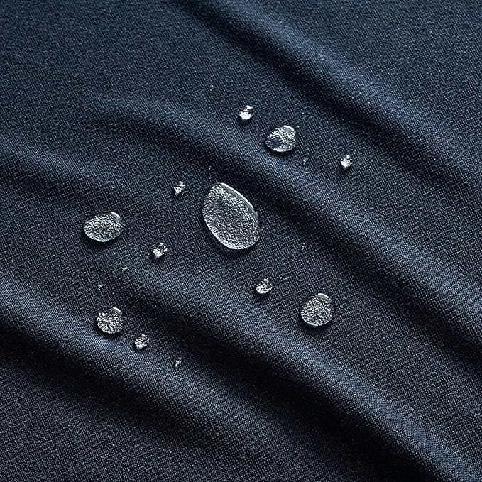 MIULEE Navy Blue Linen Tablecloth 60x104 Inch Rectangle Table Cloth Waterproof - Image 2