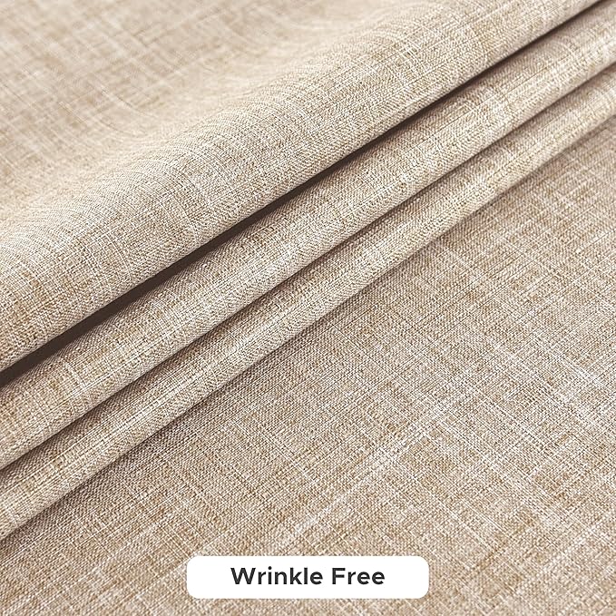Fitable Square Table Cloth Linen Textured: Water & Stain Resistant Farmhouse - Image 5