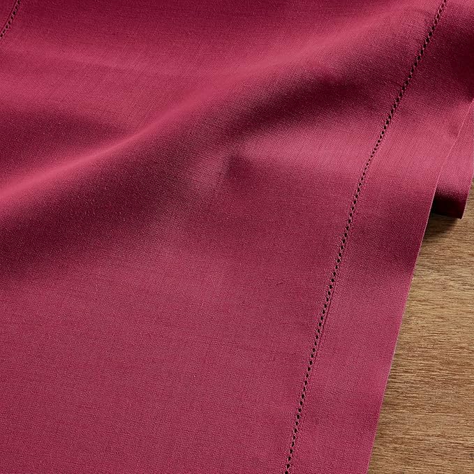 Solino Home Linen Beet Table Runner 108 Inches Long - Image 8