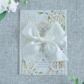 20 PCS 5.12x7.2 Butterfly Quinceanera Invitation, Laser Cut Wedding Invitation by FEIYI