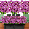 AmyHomie 20 Bundles Artificial Flowers by AmyHomie