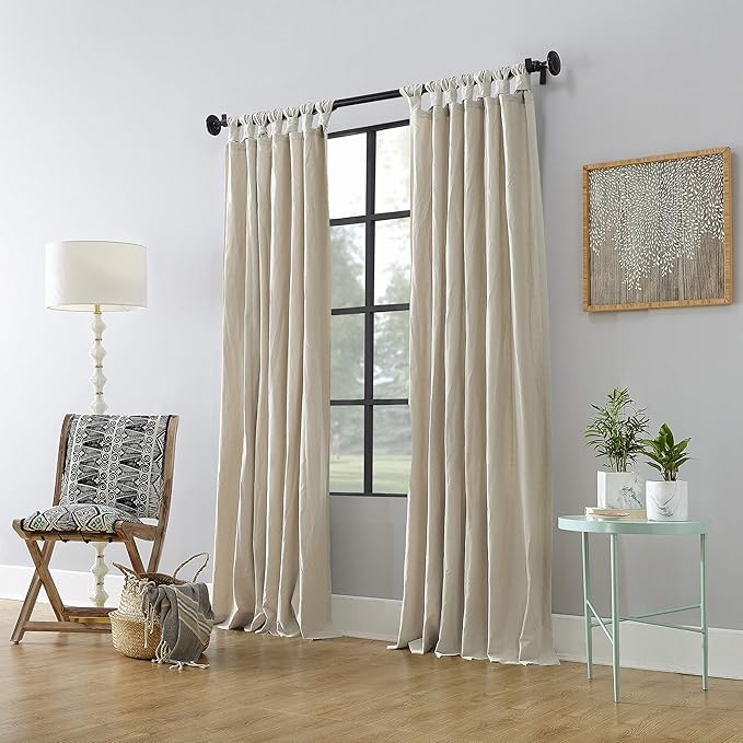 Archaeo Washed Cotton Twist Tab Curtain - Image 5
