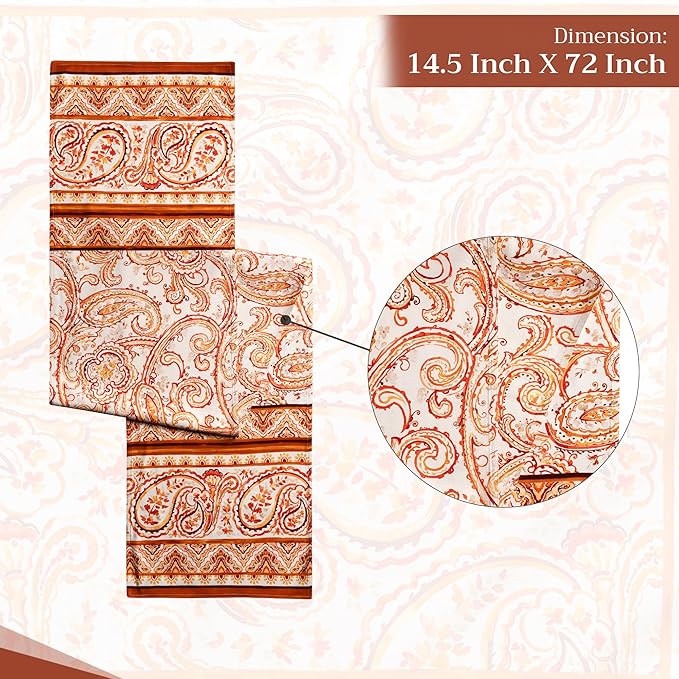 Maison d' Hermine Table Runner 100% Cotton Double Layer Table Runners 72 inches - Image 4