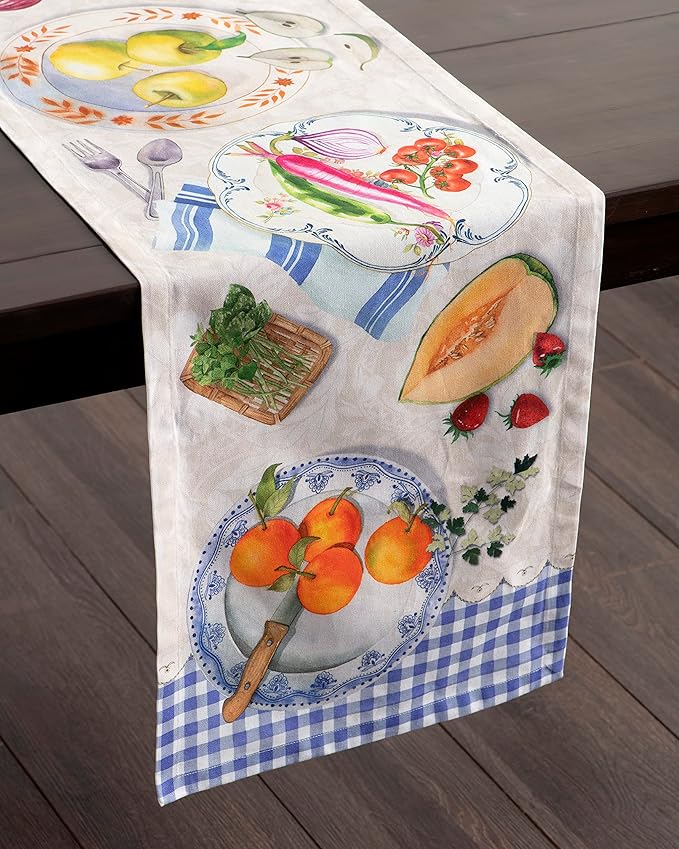 Maison d' Hermine Table Runner 100% Cotton Single Layer Table Runners 72 inches - Image 7