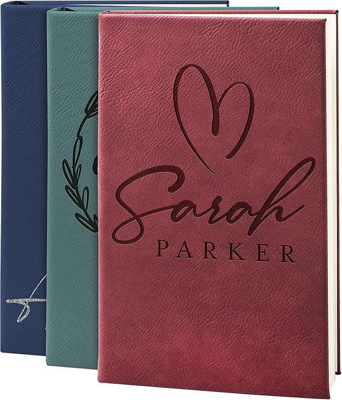 GIFTBYGIFTY Personalized Leather Journal Notebooks by Follow