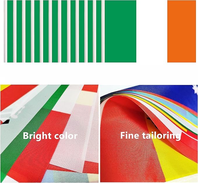 12 Pack Ireland Desk Flags Set, Irish Small Mini Table Office Flags - Image 4