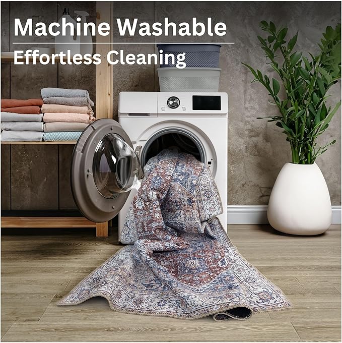 Bloom Rugs Washable Non-Slip 5' x 7' Rug - Image 9