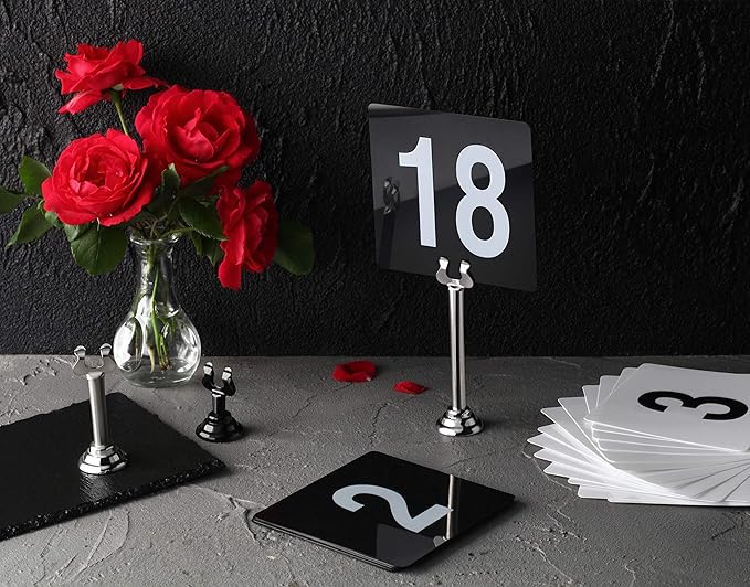 New Star Foodservice 23428 Triton Harp Clip Style, Place Card/Table Number - Image 6