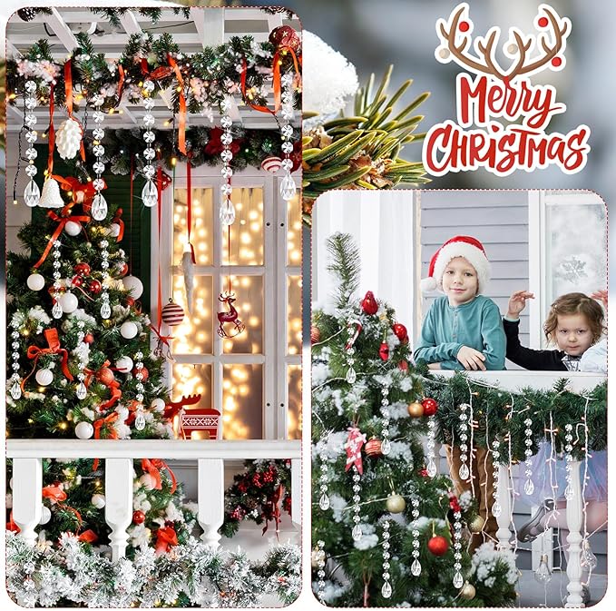 Nuenen 100 Pcs Acrylic Hanging Crystals - Image 7