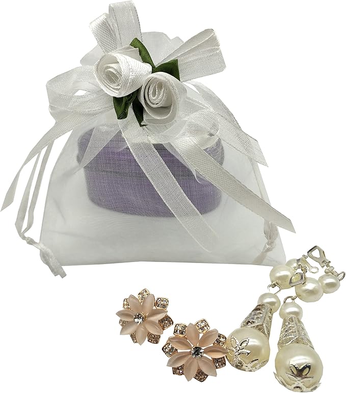Ankirol 50pcs Sheer Organza Favor Bags - Image 4