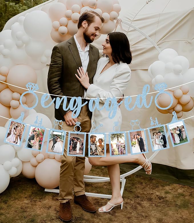 Pre-Strung Engaged Photo Banner - Image 4