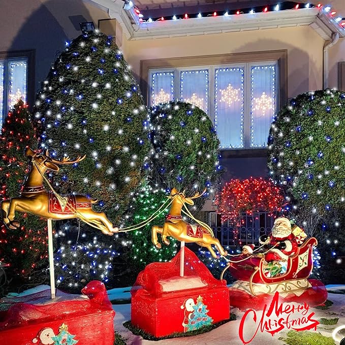 YEGUO 66ft 200 LED Christmas Lights Outdoor Waterproof - Image 4