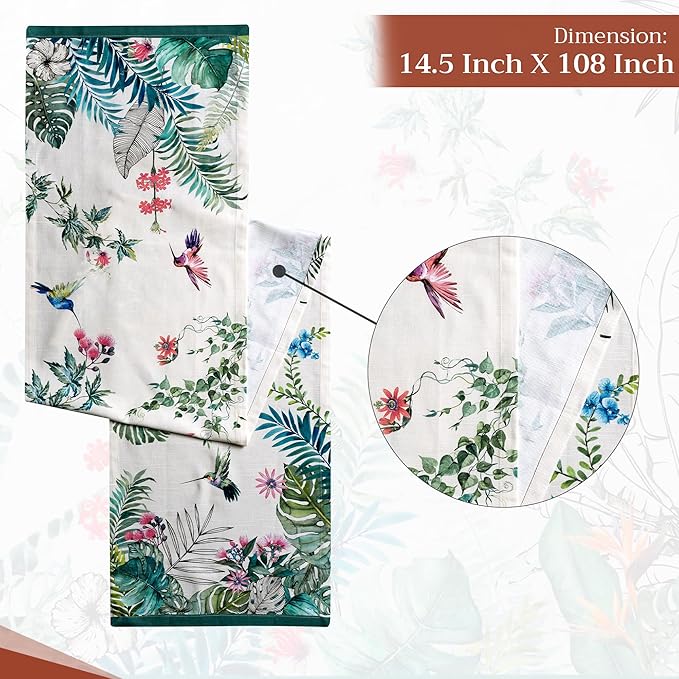 Maison d' Hermine Table Runner 100% Cotton Single Layer Table Runners 108 - Image 4