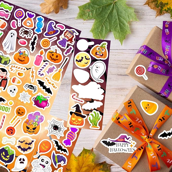 Halloween Stickers 980Pcs Assorted Halloween Stickers - Image 6