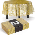Exquisite Lace Table Cloth Round Table Plastic 12-Pack Lace Tablecloth Round by Exquisite