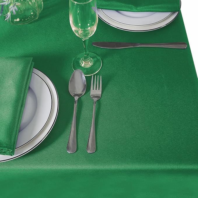 Rectangle Tablecloth 90x156 inch Washable Polyester Fabric Table Cloth - Image 6