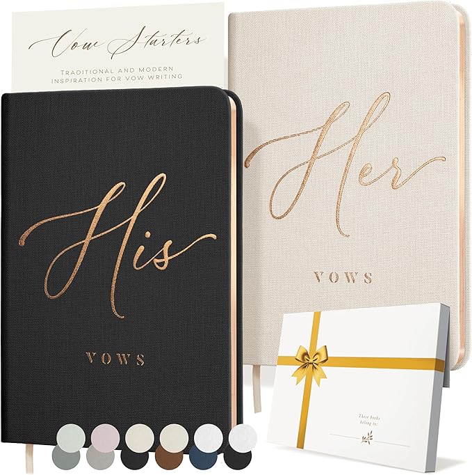 ARTESORI Vow Books His and Hers by Artesori